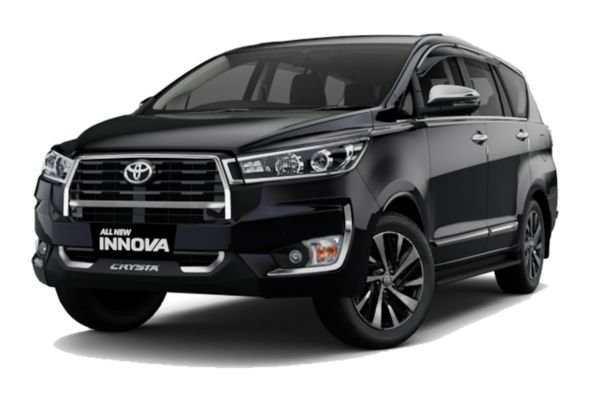 Toyota Innova Crysta Automatic for hire in Goa, spacious SUV rental near Goa Airport, book now for family trips