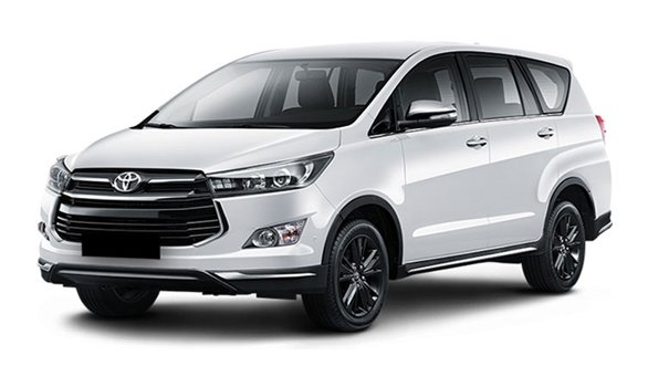 Toyota Innova Crysta Automatic for hire in Goa, spacious SUV rental near Goa Airport, book now for family trips
